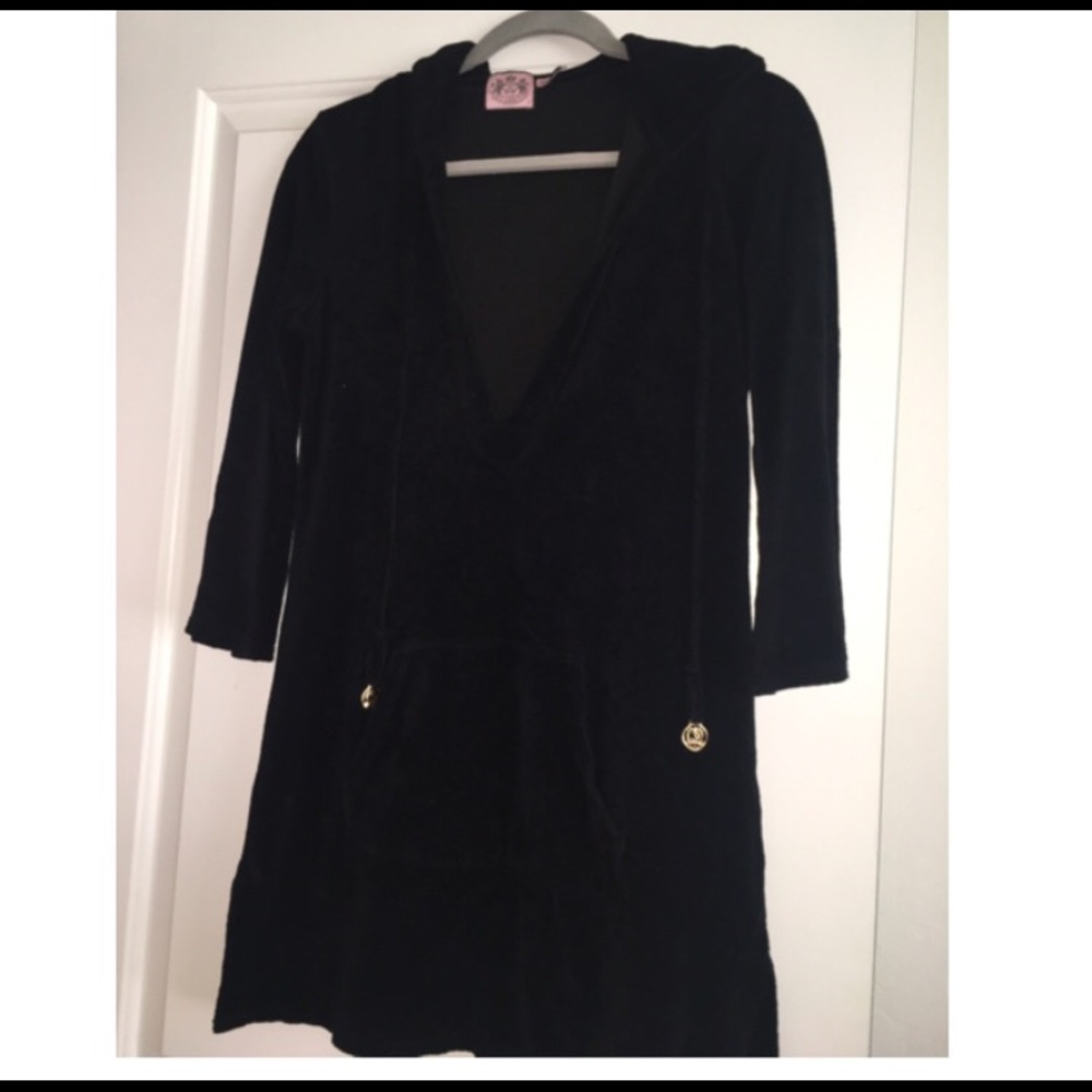 Simple Black Juicy Couture Swim Cover Up